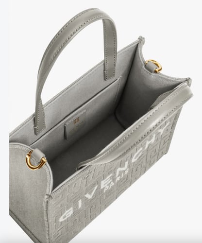 جفنشي | Mini G Tote shopper bag in 4G coated canva...