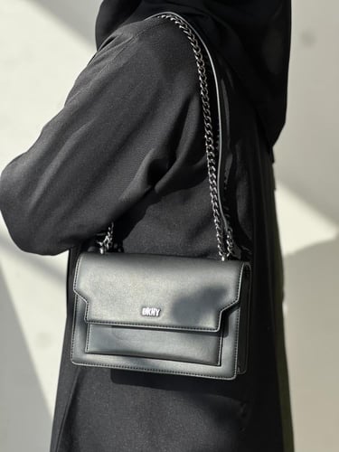 دكني | Millie Flap Leather Shoulder Crossbody