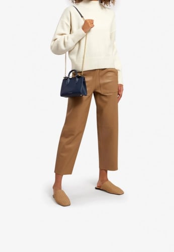 ستراثببري | THE STRATHBERRY NANO TOTE Navy with Va...