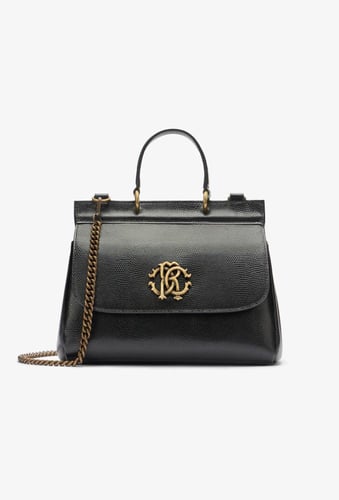 ربيرتو كفالي | MIRROR SNAKE SHOULDER BAG