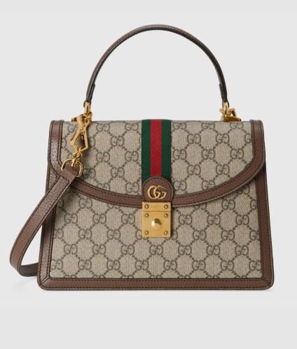 OPHIDIA MEDIUM TOP HANDLE BAG