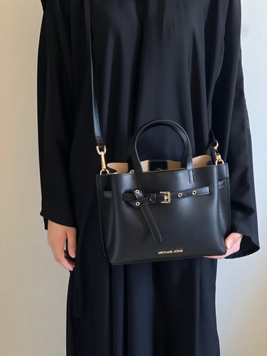 مايكل كورس | Emilia Small Pebbled Leather Satchel