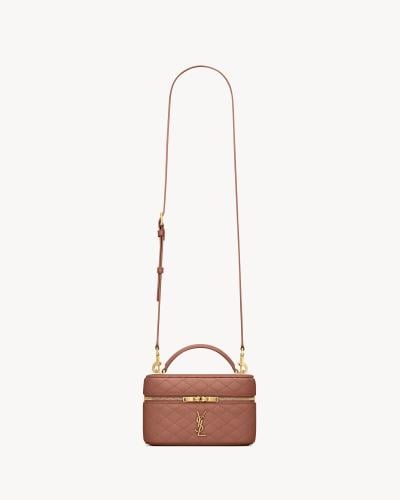 gaby vanity bag in lambskin BARELY PINK