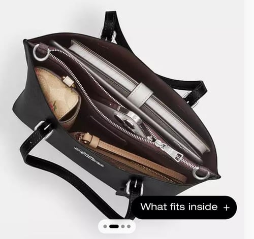 Mollie Tote Bag 25 In Signature Canvas With Cherry...