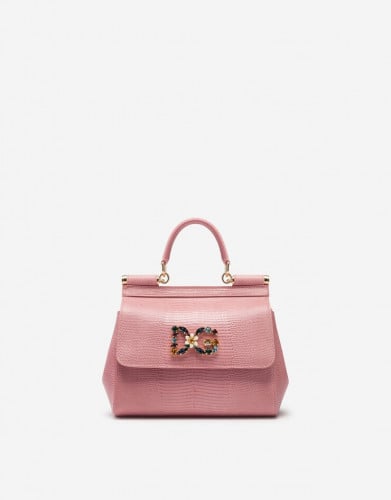 حقيبة دولتشي اند قابانا Small Sicily handbag in ig...