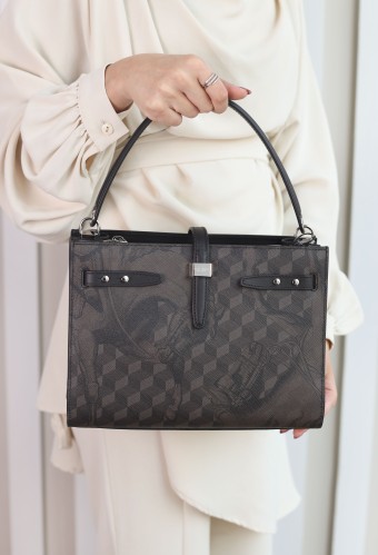 لوب نوير | Roma Bag Cheval Brown/Black
