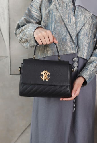 ريبرتو كفالي | Mirror Snake Shoulder Bag