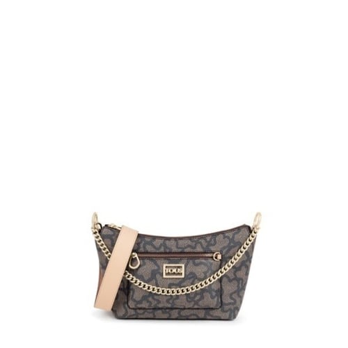 توس | Multi beige Kaos Icon baguette crossbody bag