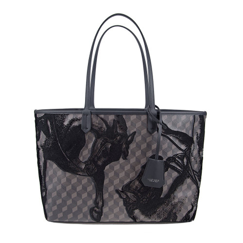 لوب نوير | VELVET SHOPPER SMALL Brown/Black