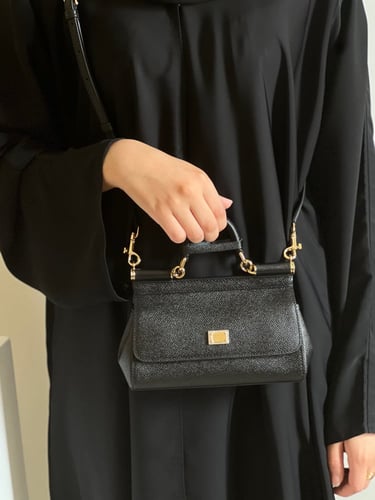 دولتشي اند قابانا | Mini Sicily bag in Dauphine ca...