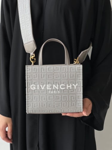 جفنشي | Mini G Tote shopper bag in 4G coated canva...