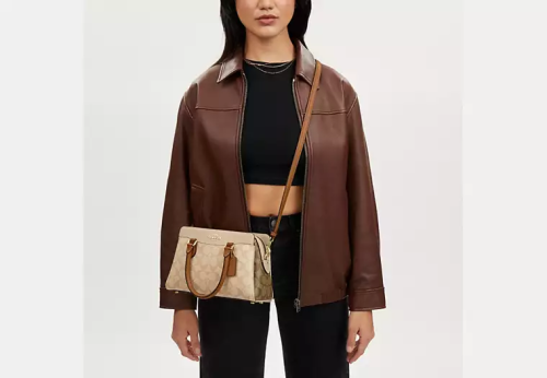 كوتش | Mini Darcie Carryall In Signature Canvas