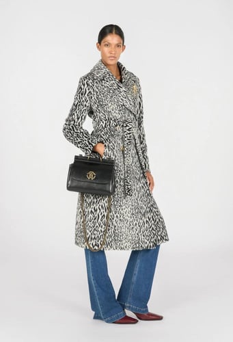 ربيرتو كفالي | MIRROR SNAKE SHOULDER BAG