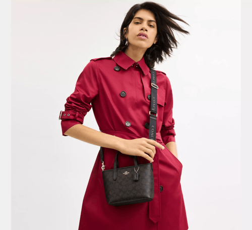 كوتش | City Mini Tote Bag In Signature Canvas