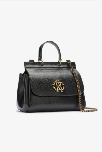 ربيرتو كفالي | MIRROR SNAKE SHOULDER BAG