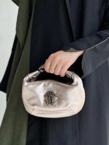 Hobo Bag with Mirror Snake Monogram