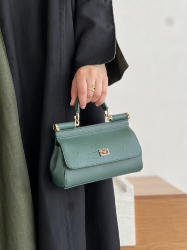دولتشي اند قابانا | Mini Sicily bag in Dauphine ca...