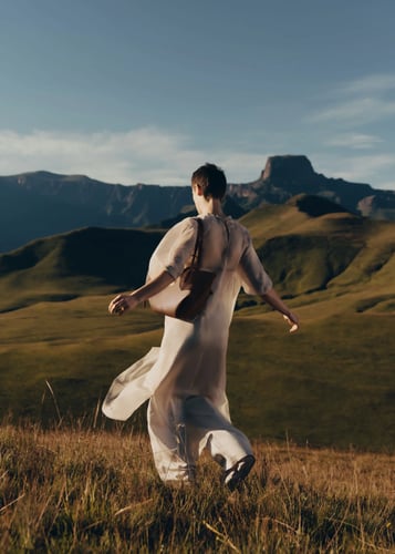 بولين | Cyme Mini - Camel Grainé