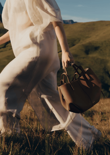 بولين | Cyme Mini - Camel Grainé