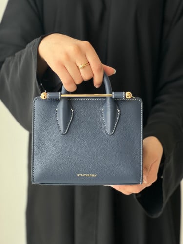 ستراثببري | THE STRATHBERRY NANO TOTE Navy with Va...