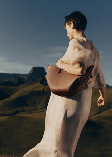 بولين | Cyme Mini - Camel Grainé