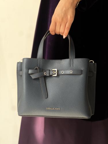 مايكل كورس | Emilia Small Pebbled Leather Satchel