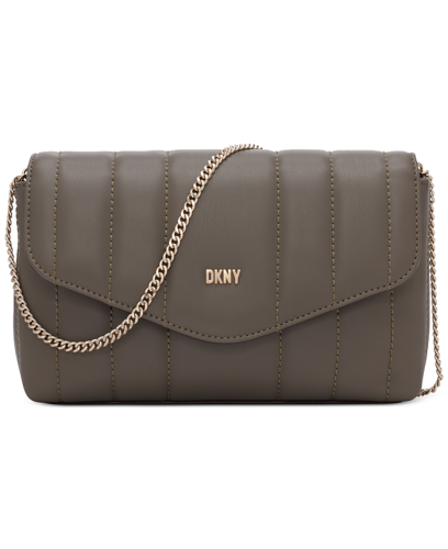 دكني | DKNY Lexington Quilted Crossbody Chain Clut...