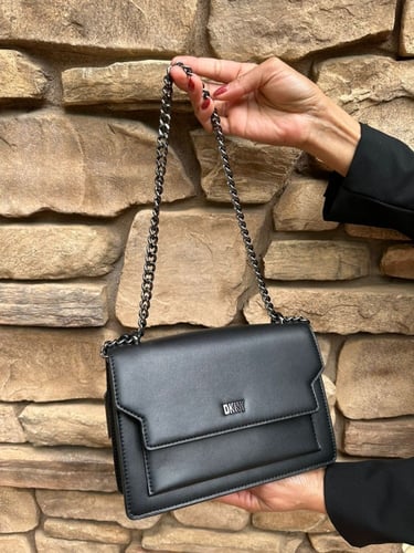 دكني | Millie Flap Leather Shoulder Crossbody