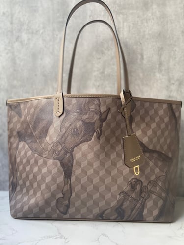 لوب نوير | SHOPPER SMALL Cheval Almond