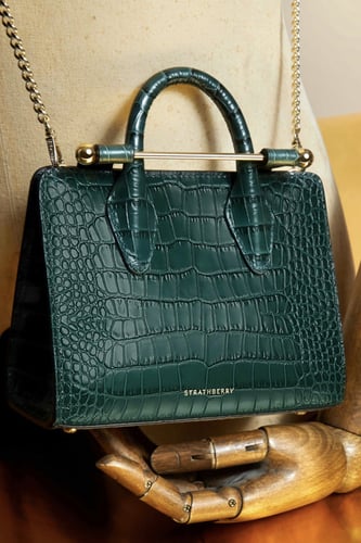ستراثببري | THE STRATHBERRY NANO TOTE Embossed Cro...