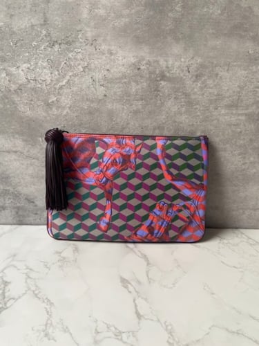 حقيبة لوب نوير TASSEL POUCH Bordeaux