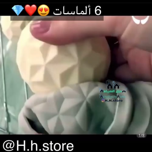 قالب 6 ألماسات سيليكون