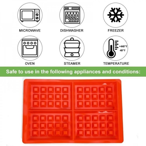 قالب وافل مستطيل سيليكون