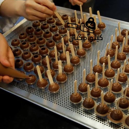 قوالب ترافل شكولاته بالحليب بلجيكي