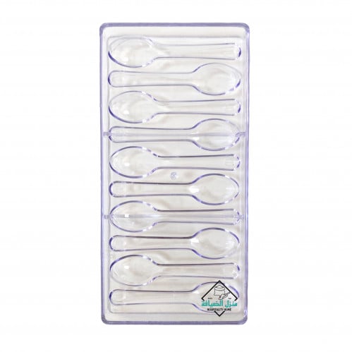 قالب شوكولاته اكريلك ملاعق