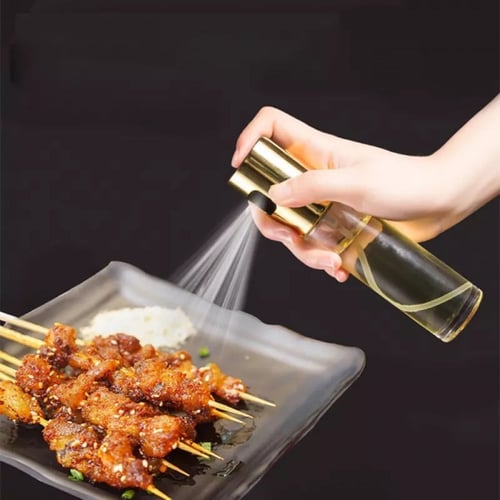 علبة بخاخ زيت زجاجية