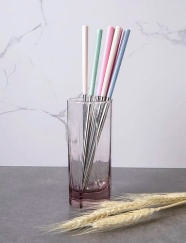 طقم اعواد طعام ستينلس ستيل - شوب ستيك 4ازواج