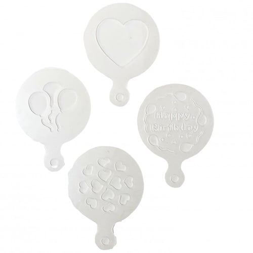 استنسل قهوة - قوالب تزيين قهوة