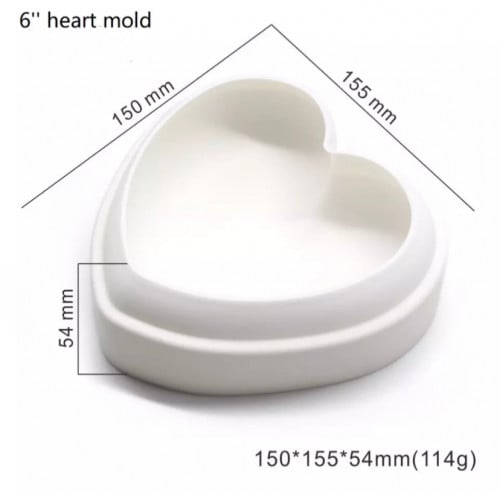 قالب قلب كلاسيكي سيليكون