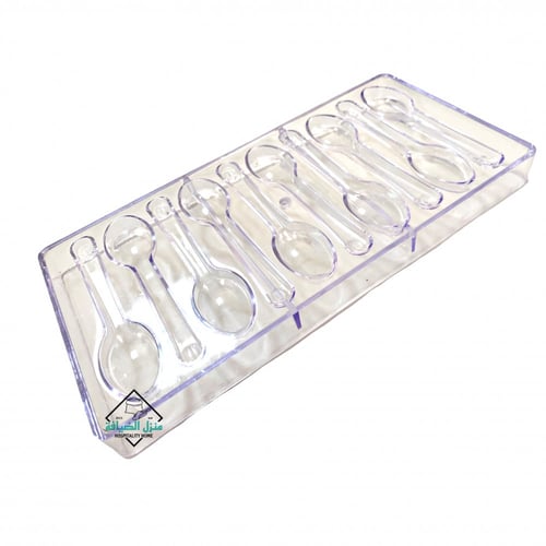 قالب شوكولاته اكريلك ملاعق