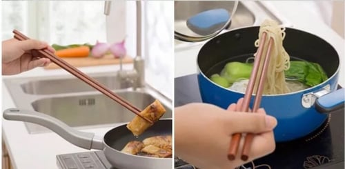 أعواد طعام من خشب البامبو