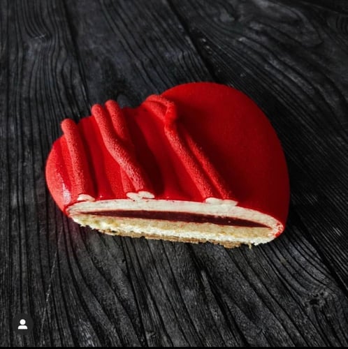 قالب قلب كلاسيكي سيليكون