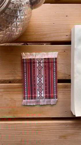 كوستر سجاد سدو سعودي مزخرف.