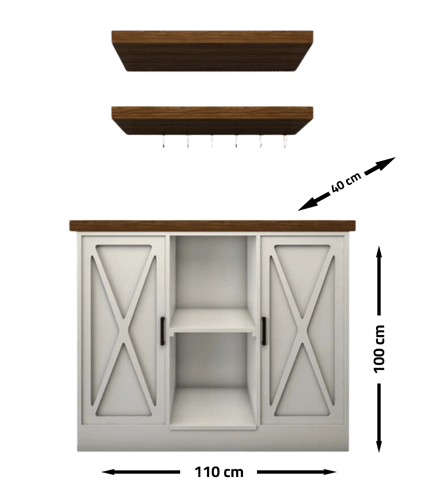 ركن القهوة | تصميم ريفي أمريكي