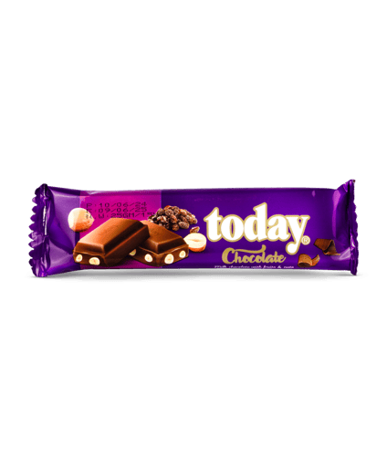 تودي | شوكولاتة تودي بالحليب والزبيب والبندق