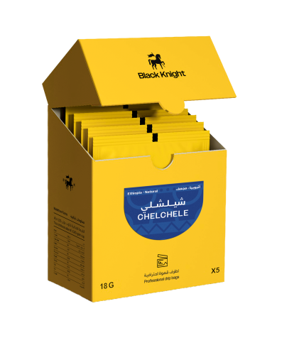 بلاك نايت | أظرف قهوة شيلشلي أثيوبيا | 5 أظرف | 15...