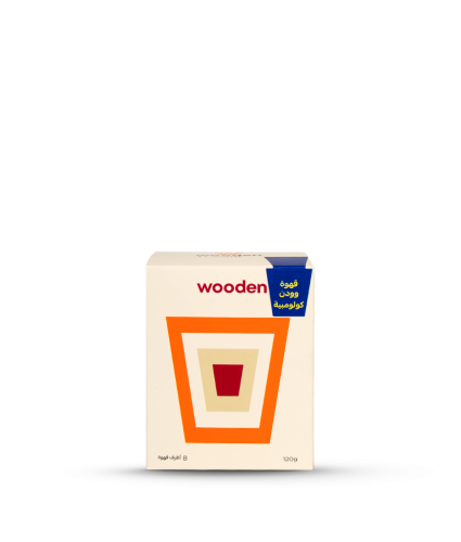 وودن كوفي | أظرف قهوة مختصة كولومبيا | 8 أظرف | 15...