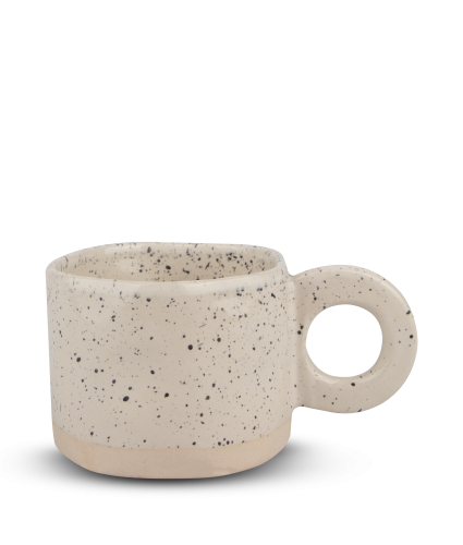 كوب قهوة سراميك أبيض | 280 مل