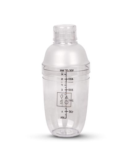 شيكر يدوي شفاف | 500 مل | wk-041