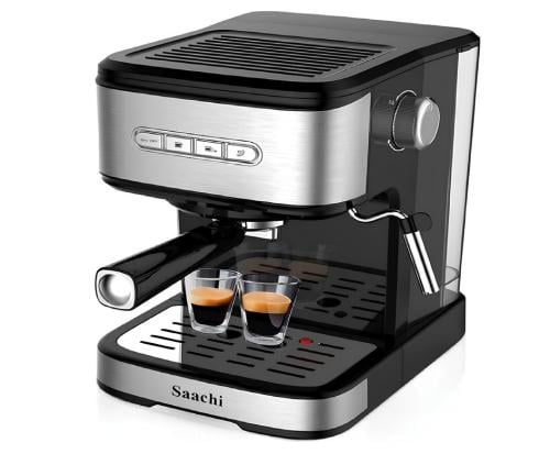 ساتشي | ماكينة قهوة إسبريسو وكابتشينو | 20 بار | أ...